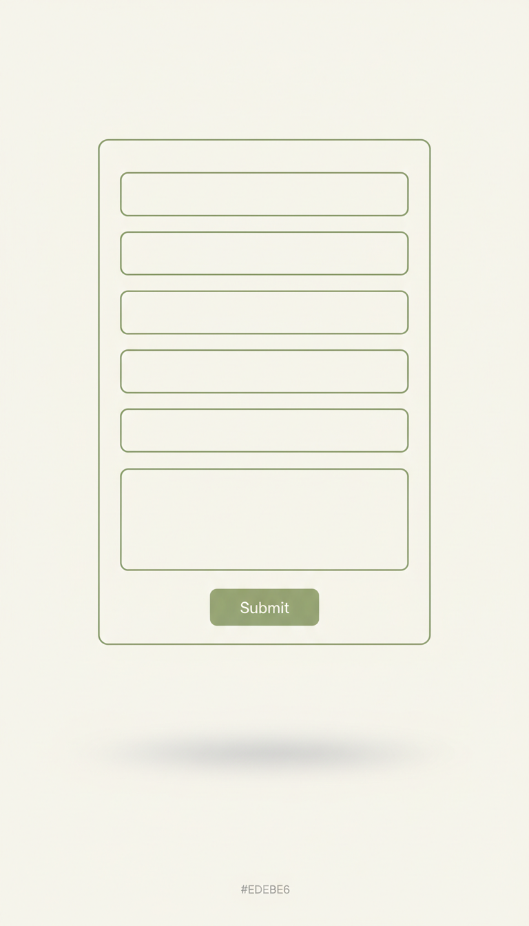 Contact Form with Guided Support Prompts